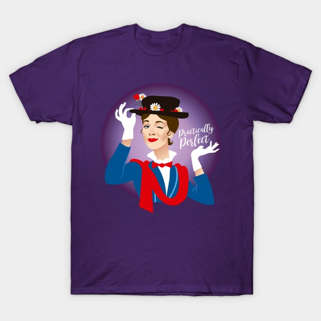 Practically Perfect T-Shirt by AlejandroMogolloArt